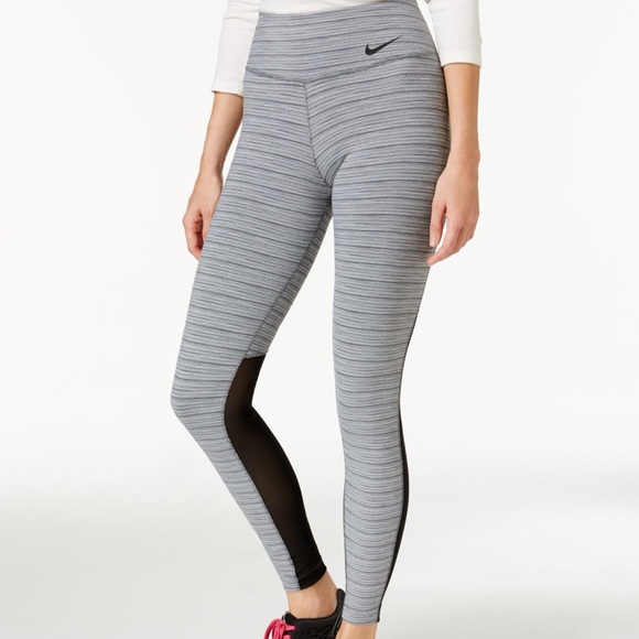 Nike Pants - Nike High Waisted Striped Dry Fit Leggings